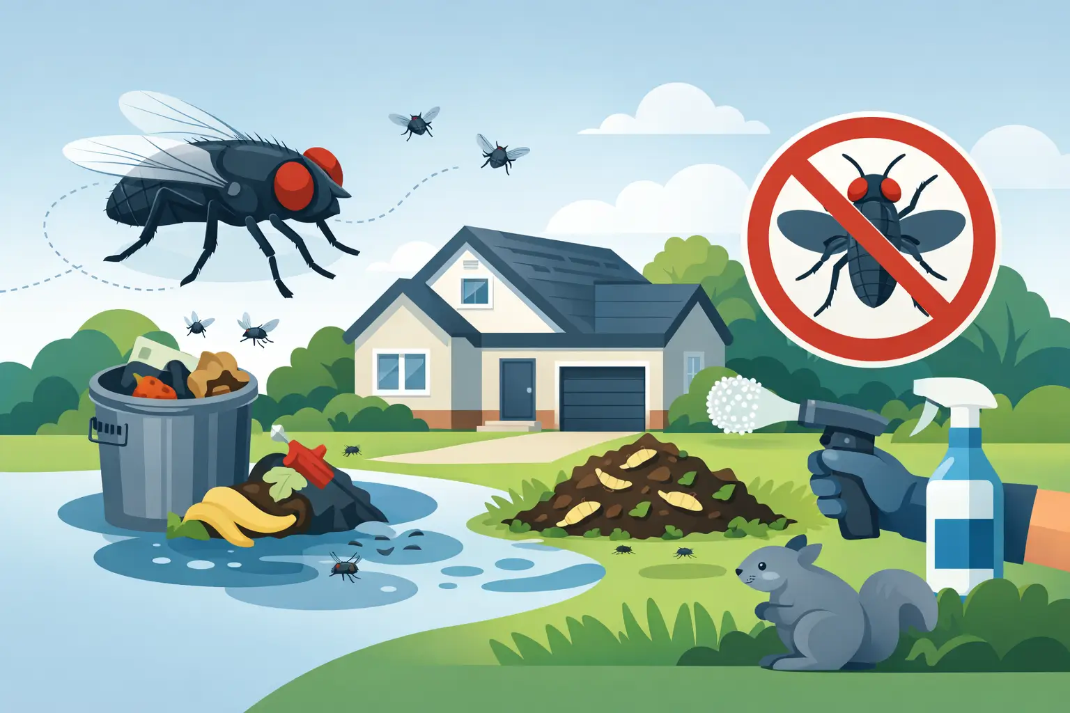 How to Stop Flies Breeding Around Your Property