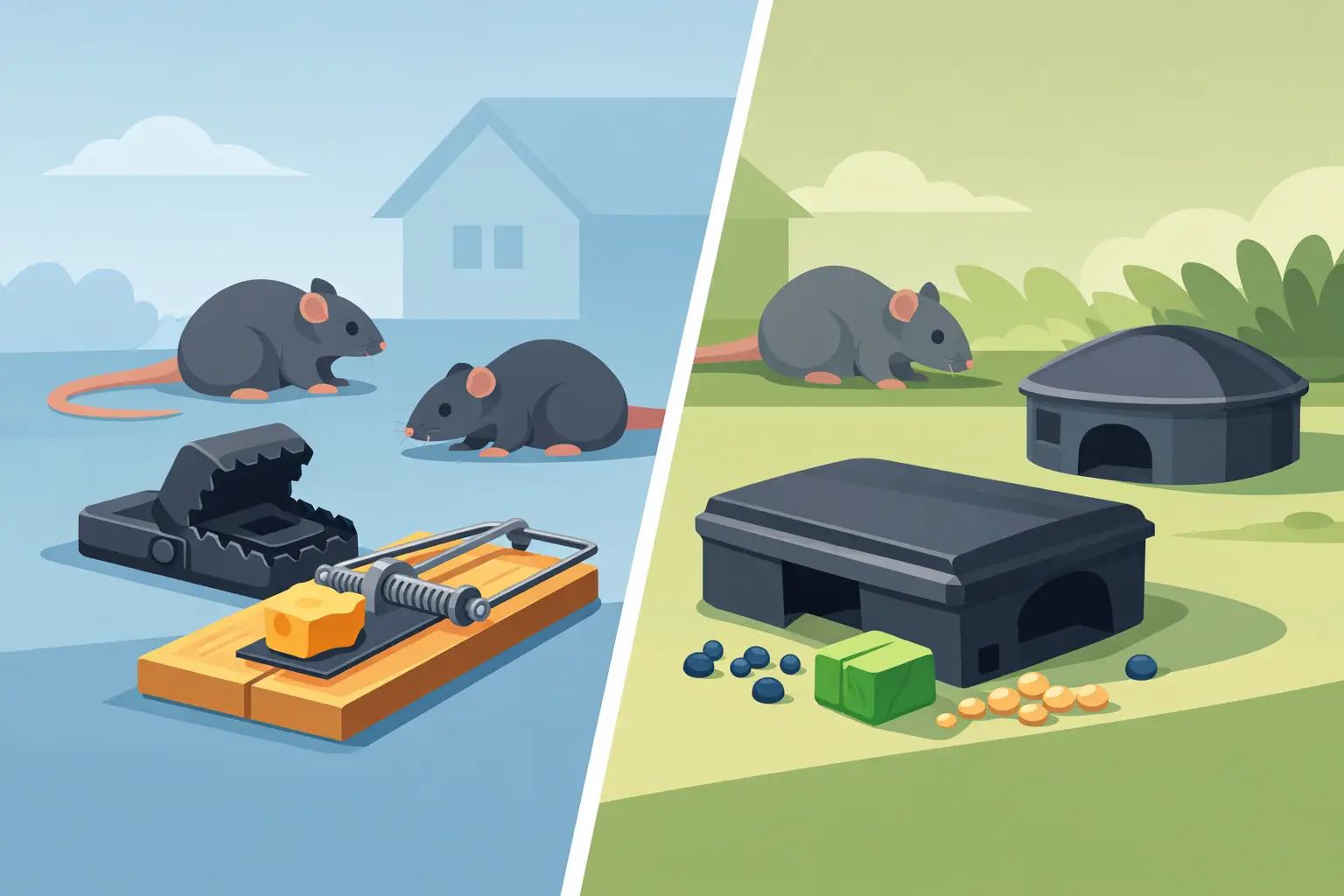 Rat Traps Versus Bait Stations for Rat Control
